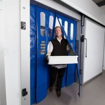 K2 Insulated Strip Door Curtain 