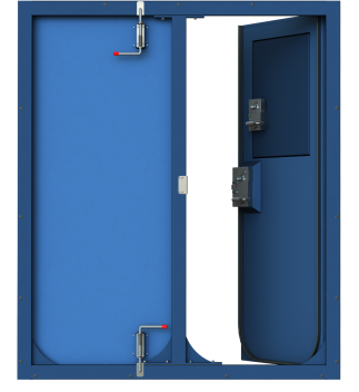  SR3 Security Rated Double Flood Doors 